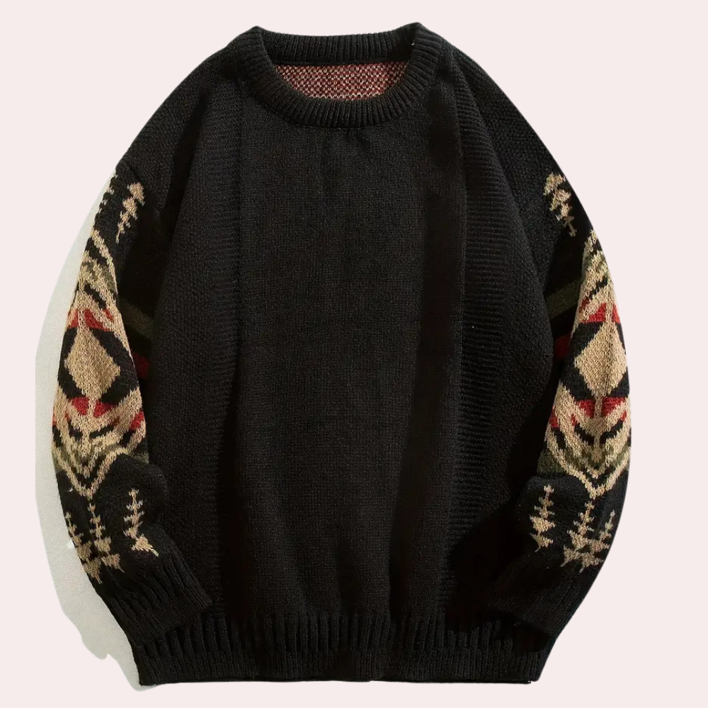 PAULO - Pull Tricot Stylisé pour Hommes
