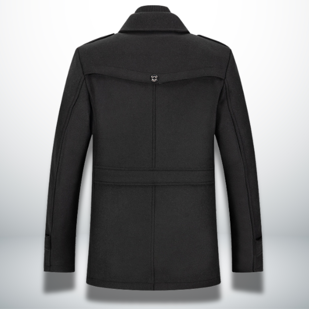 Manteau Homme Élégant avec Fermeture Boutons