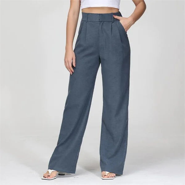 Pantalon Tailleur Féminin Élégant