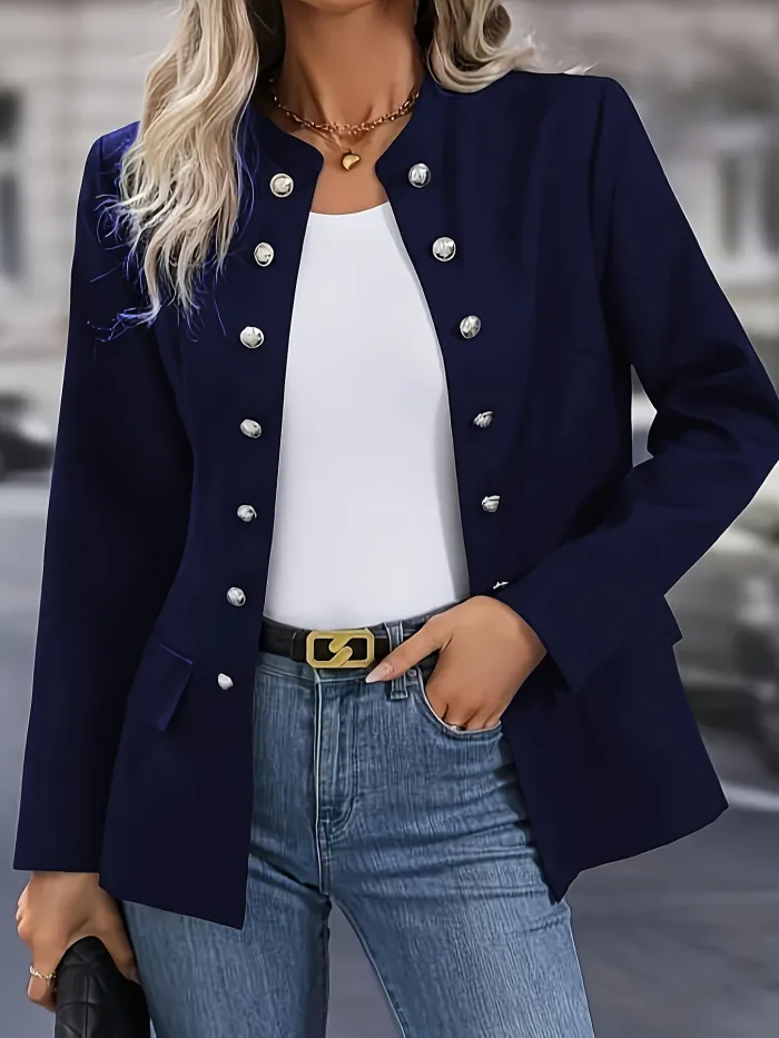 Veste Femme Élégante Taille Slim pour Travail