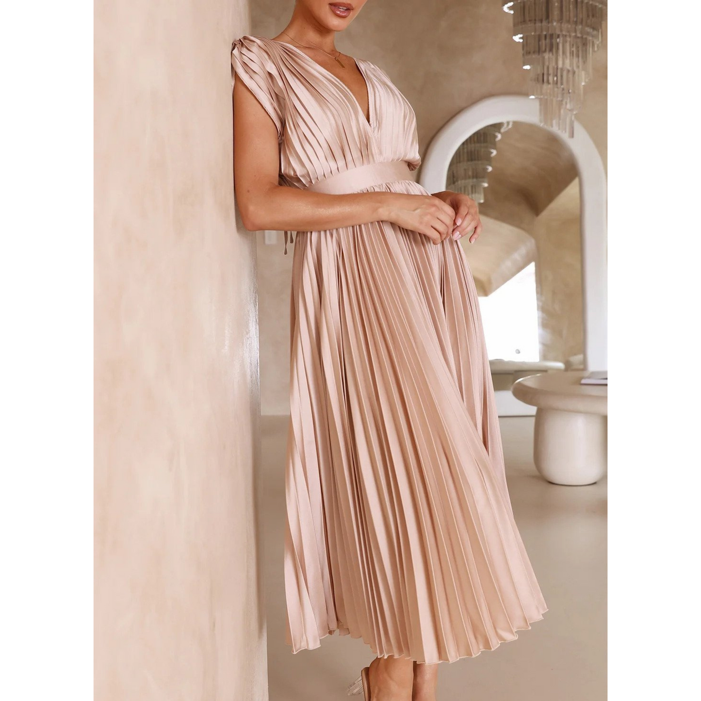 Robe Longue Féminine Élégante et Douce