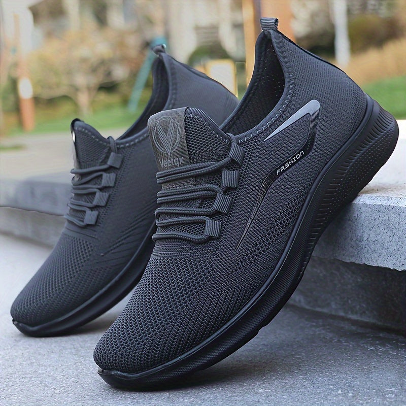 Baskets Homme Noir Confortable avec Semelle Ergonomique