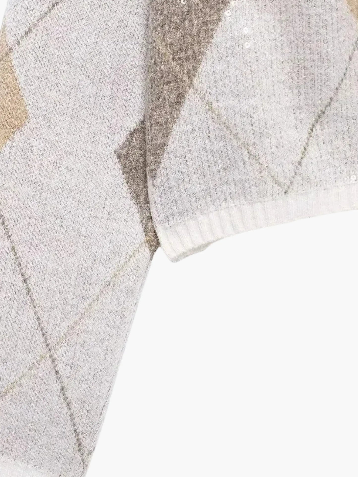 Cardigan Femme Motif Losange Classique