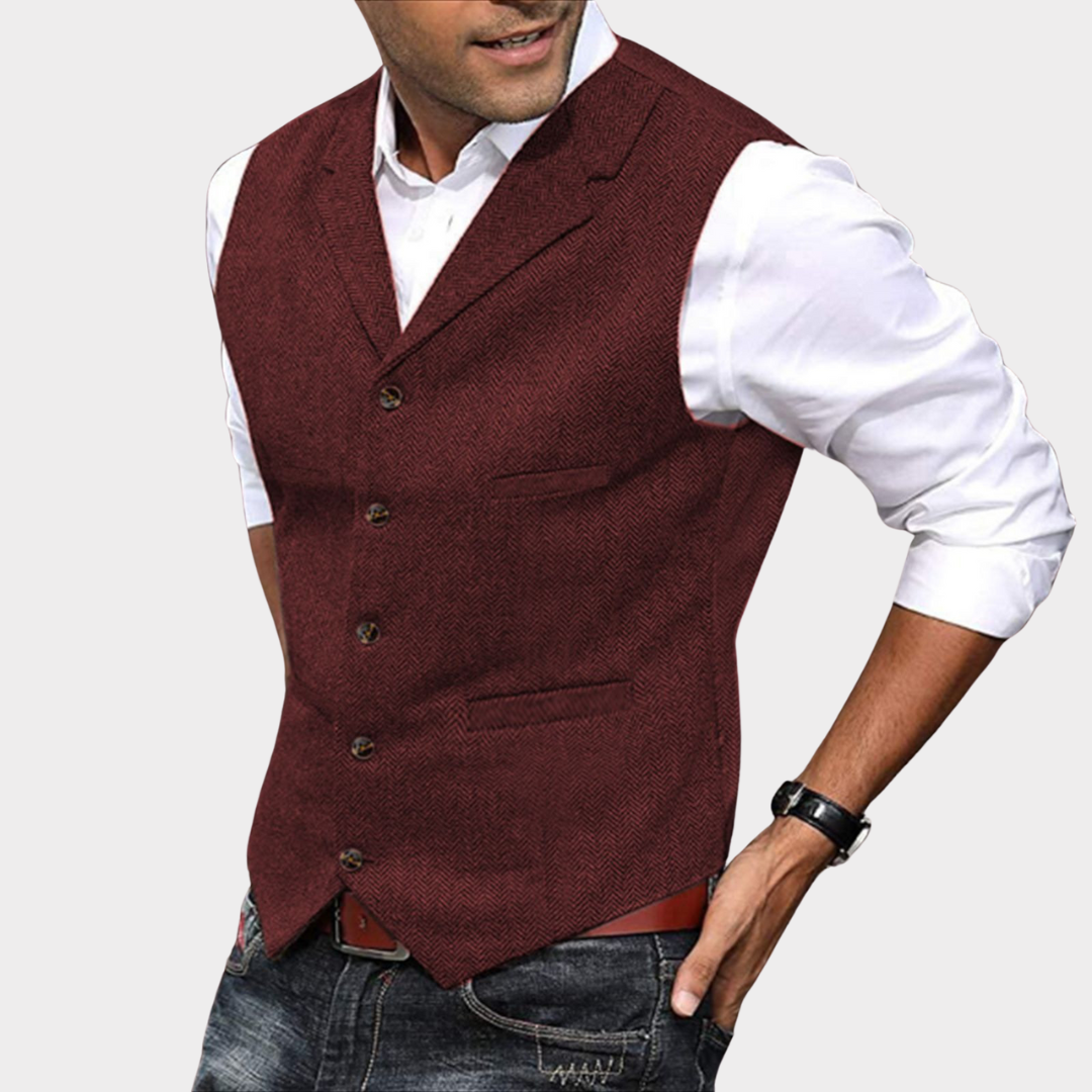 Gilet Homme Gris Anthracite Décontracté