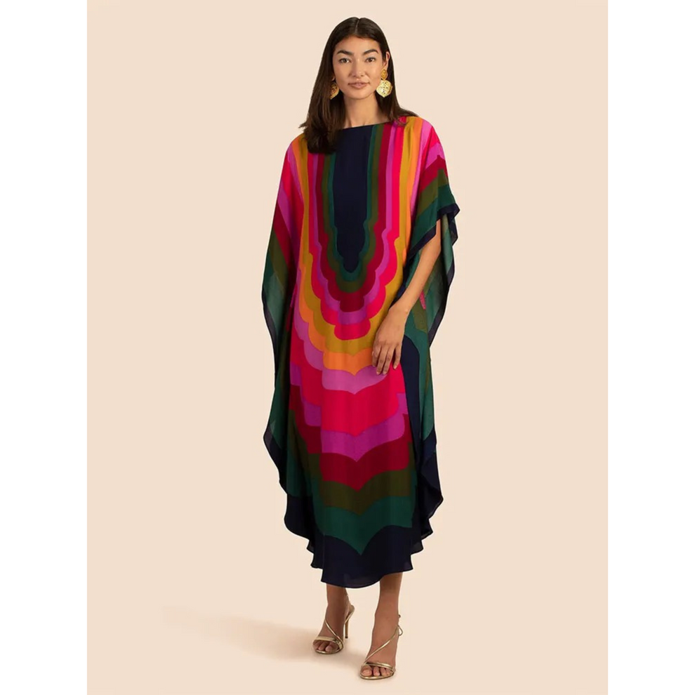 Kaftan Décontracté Col en V Été Léger