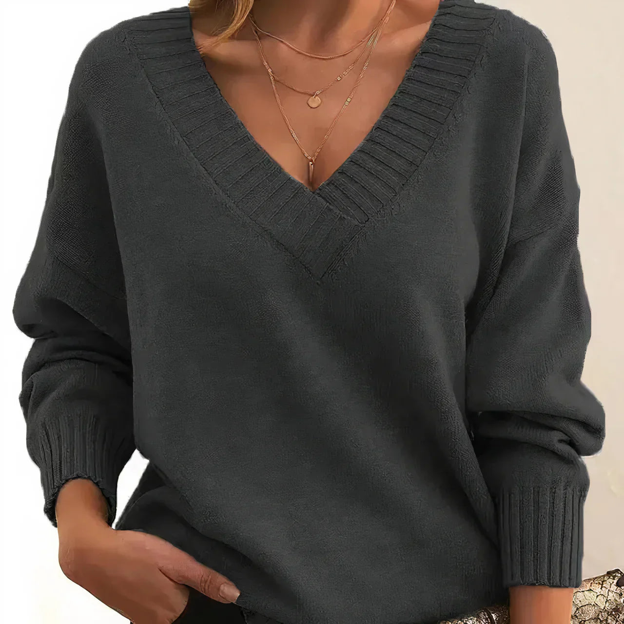 Pullover Femme à Manches Longues Confortable et Élégant