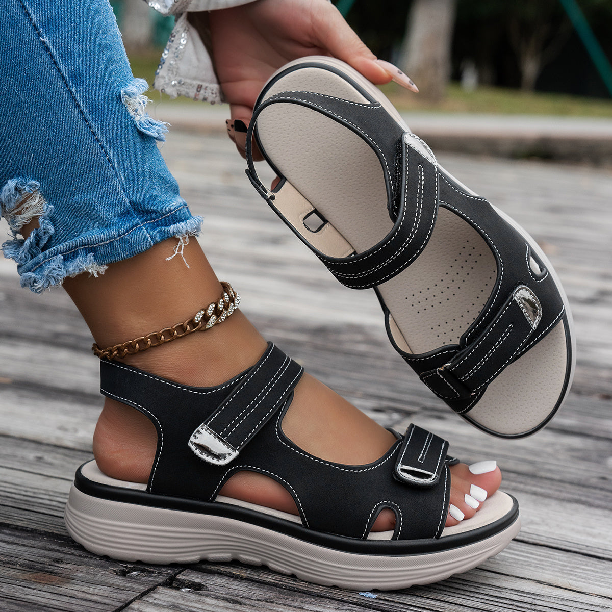 AirFlow™ – Sandales Femmes Ergonomiques Respirantes Confort Optimal-3