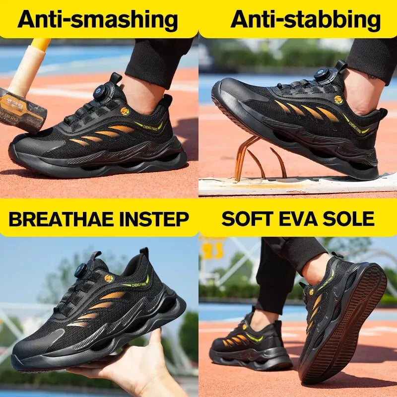 AirGuard™ - Chaussures de Sécurité en Acier Respirantes