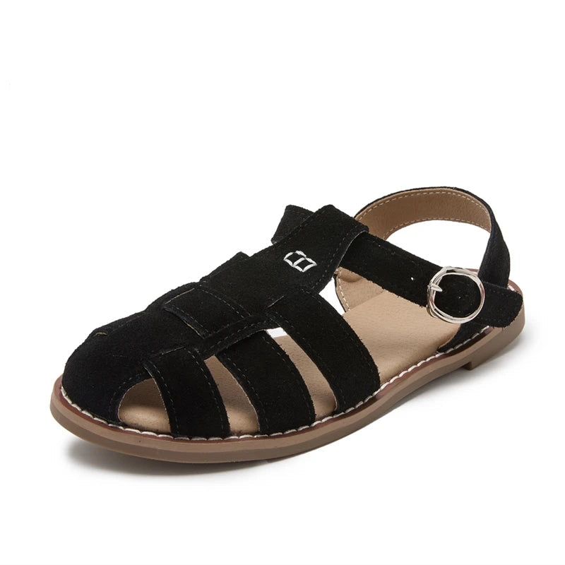 Aiyuqi™ – Sandales Femme Rétro Confortables et Élégantes en Cuir Synthétique