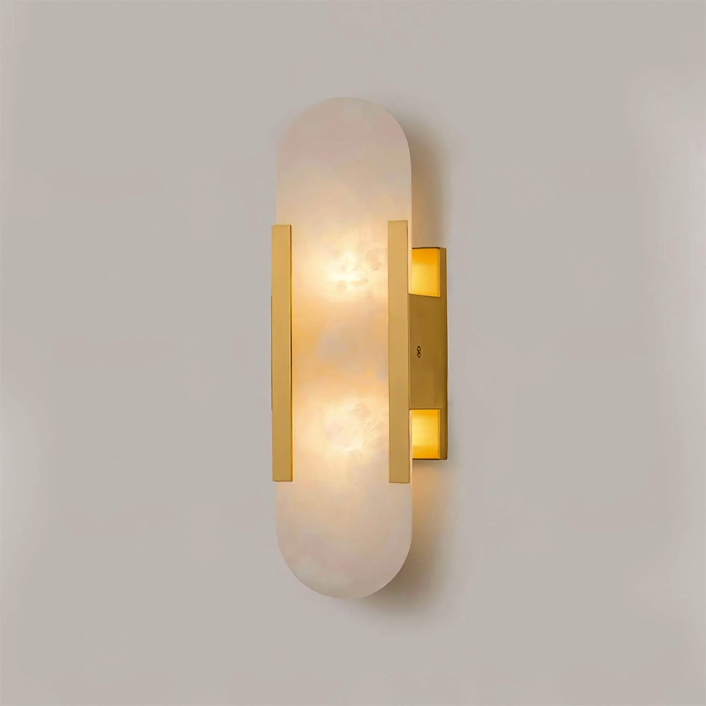 Albaline™ – applique murale LED en albâtre allongé, lumière douce