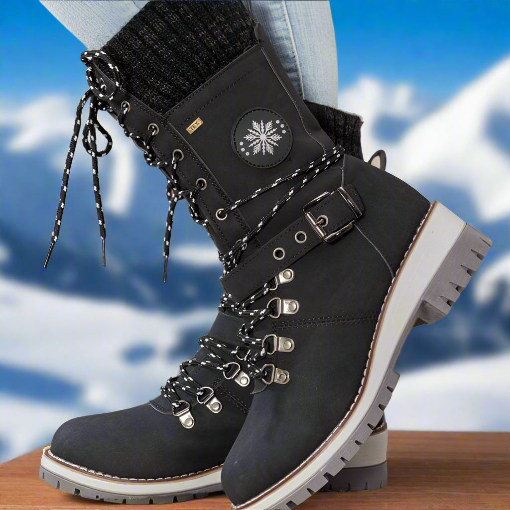 AlpinaChic™ – Bottes Chaudes et Imperméables
