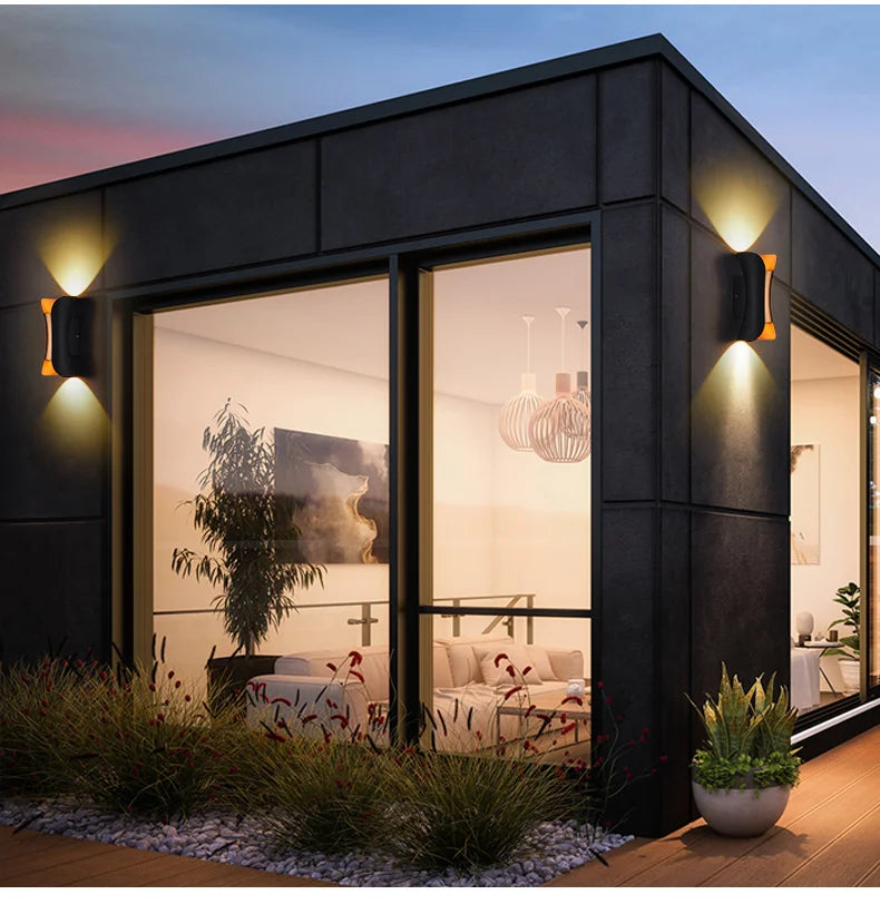 Alurex™ – Applique Murale Extérieure Élégante en Aluminium LED 6W/12W