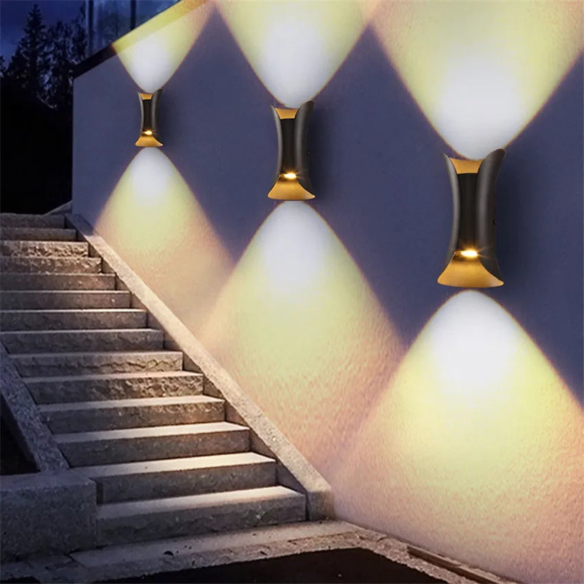 Alurex™ – Applique Murale Extérieure Élégante en Aluminium LED 6W/12W