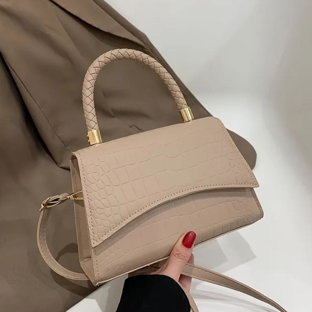 Sac à Main Élégant et Étole en Soie pour Femmes