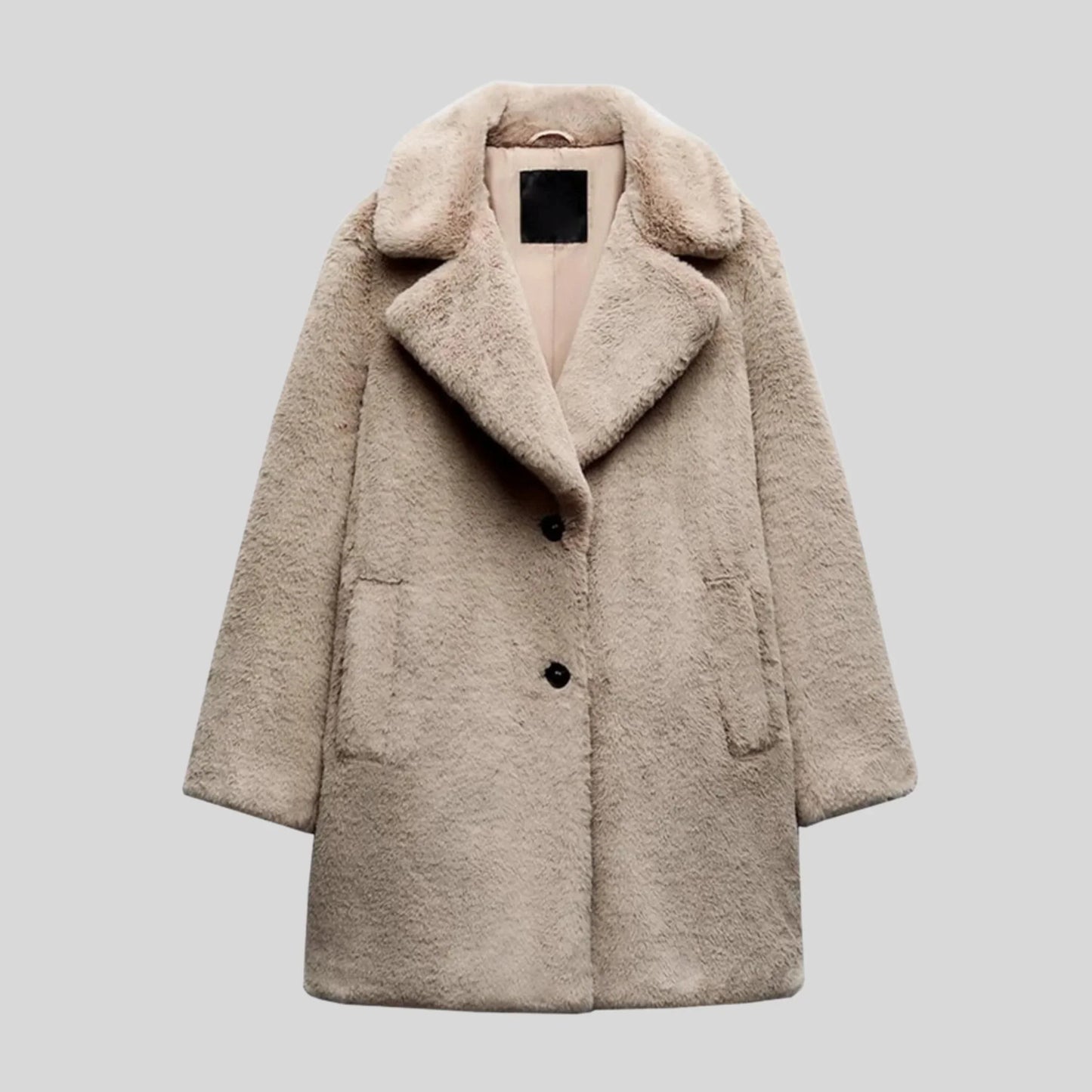 Manteau Femme Hiver Doux et Confortable en Teddy