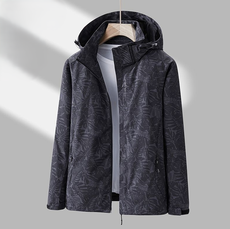 AquaShield™ – Veste Imperméable Homme Coupe-Vent Élégante