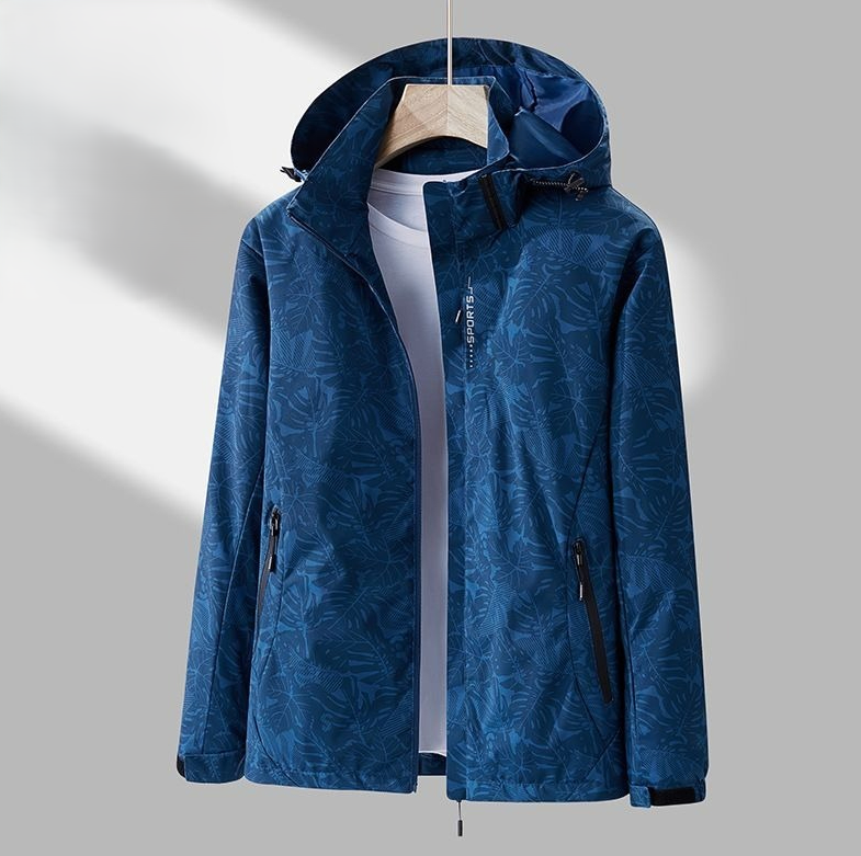 AquaShield™ – Veste Imperméable Homme Coupe-Vent Élégante