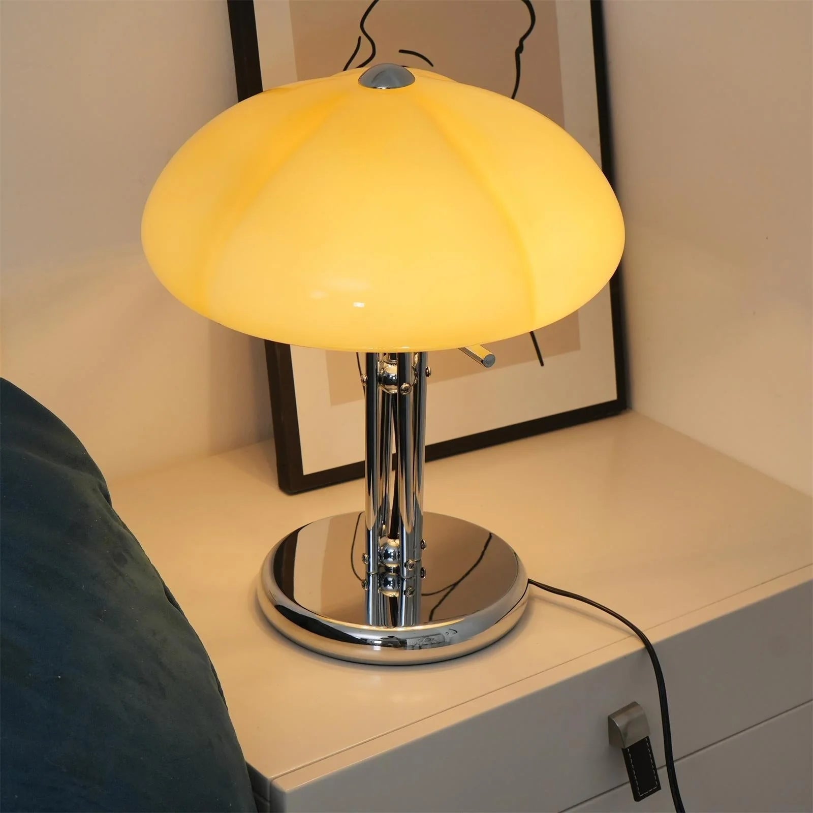 Arcalume™ – lampe de table style Bauhaus lumière douce en verre