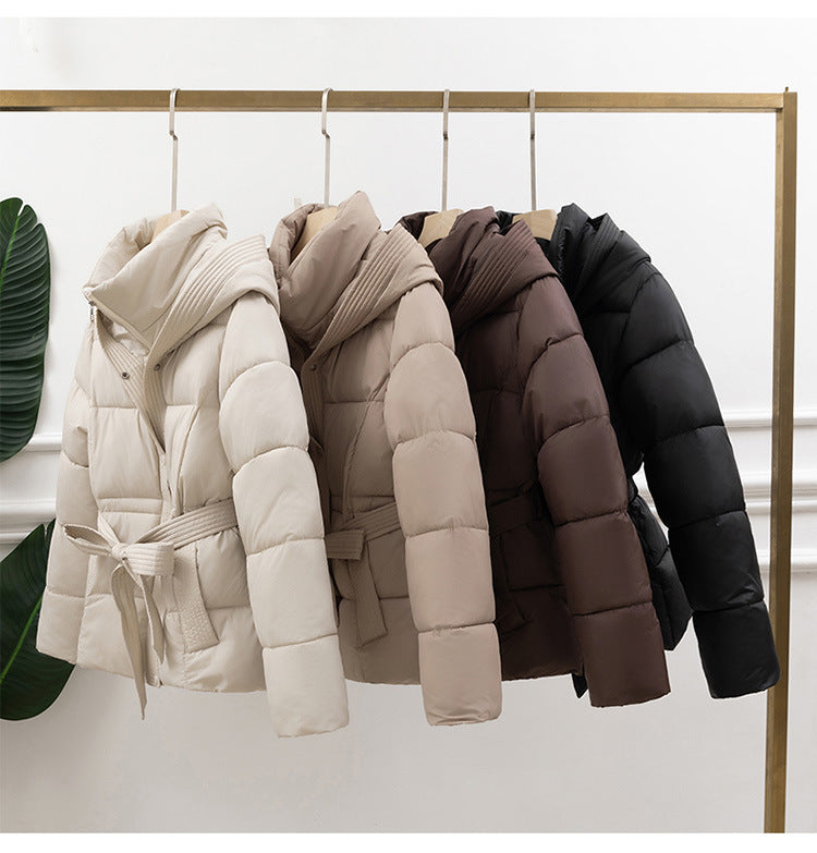 Arctavia™ – Manteau d’Hiver Femme Longue Matelassée avec Ceinture Élégante