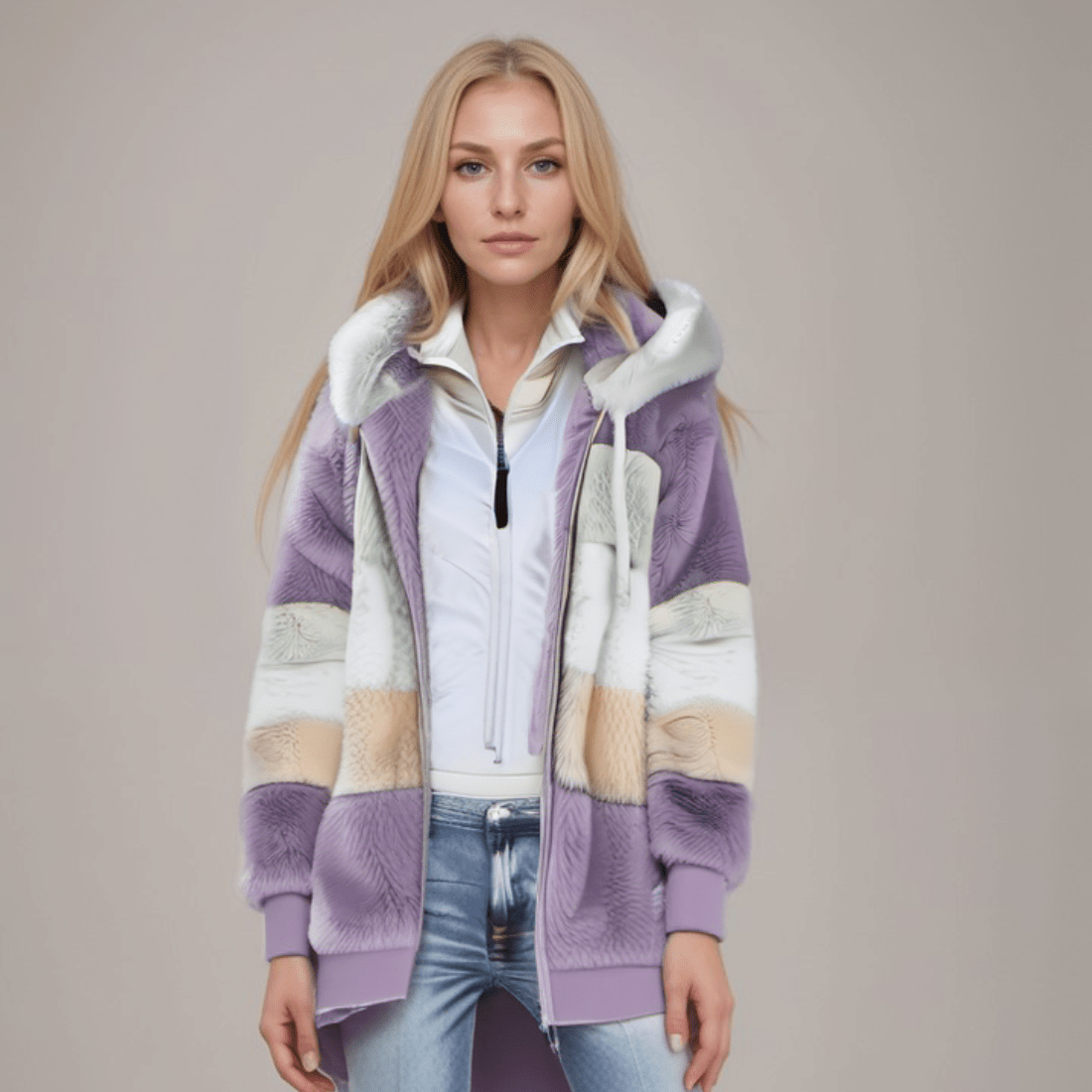 ArcticChic™ – Veste Polaire Douce et Élégante