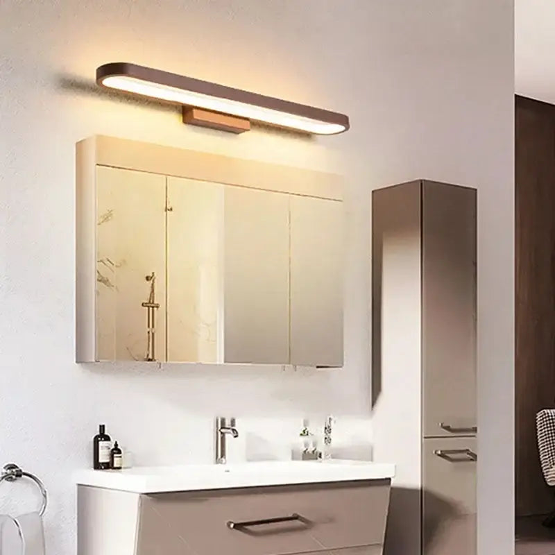 Arronis™ – Applique Murale LED Marron Moderne avec Double Température de Lumière