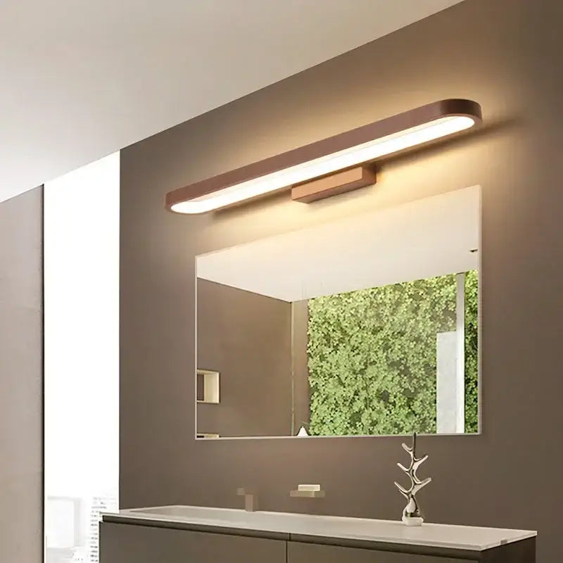 Arronis™ – Applique Murale LED Marron Moderne avec Double Température de Lumière
