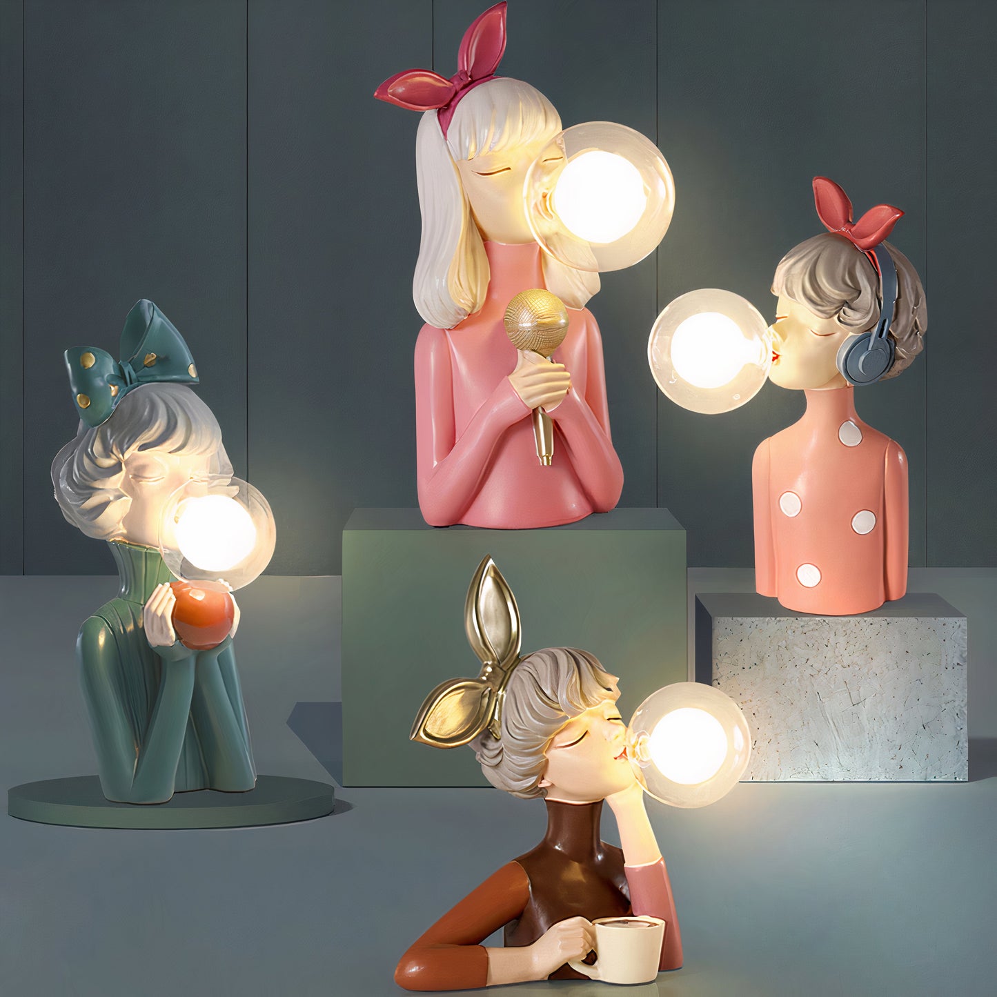 Lampe de Bureau LED Design Élégant pour Femme
