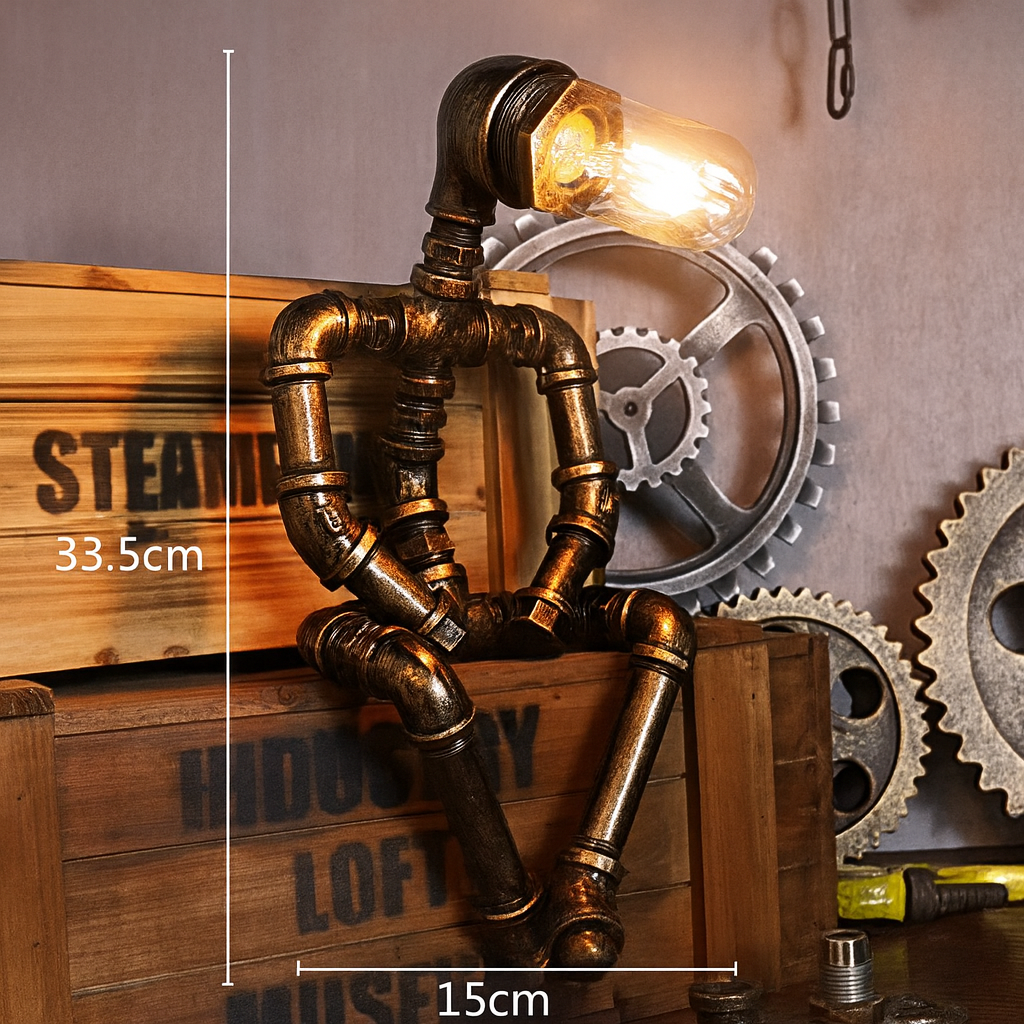 Astrello™ – Lampes De Table Décorative Robot En Fer Ajustable