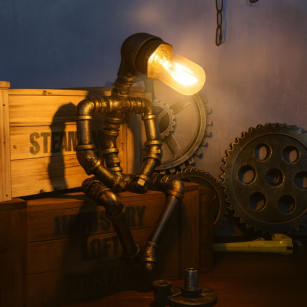 Astrello™ – Lampes De Table Décorative Robot En Fer Ajustable