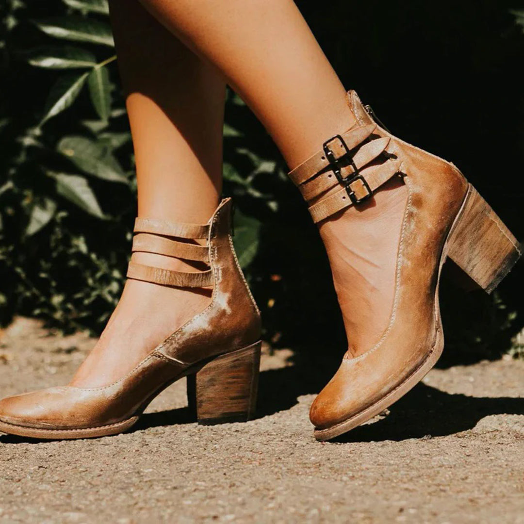 Chaussures Talons Hauts Femmes en Cuir Écologique Confortables