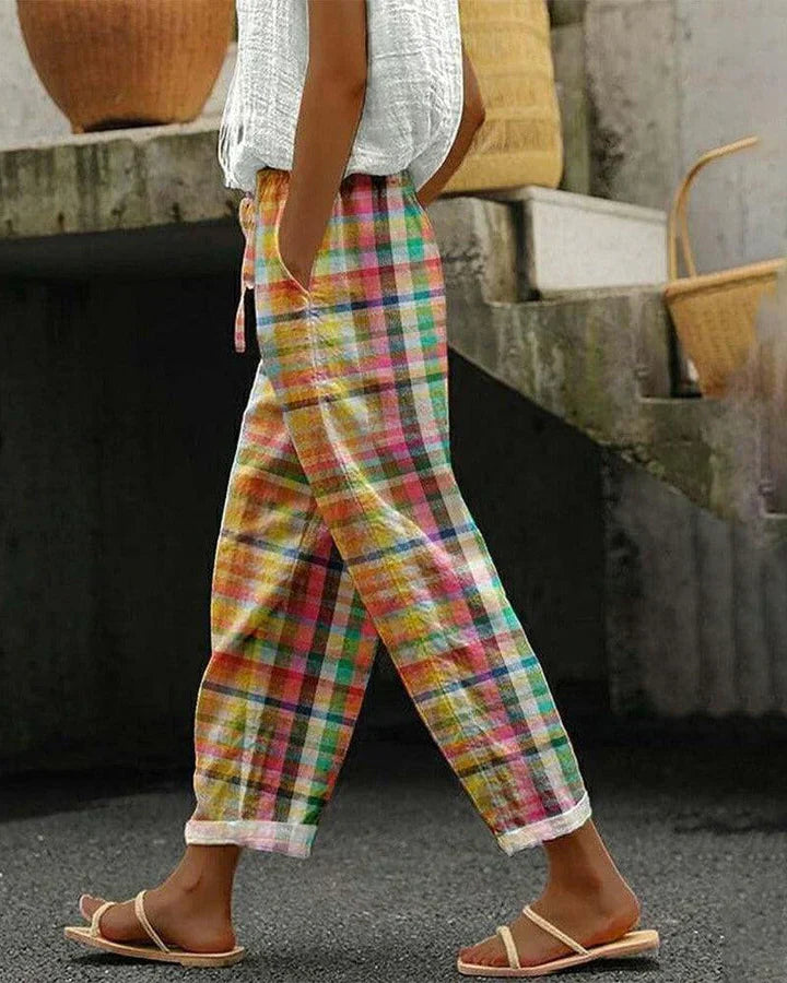 Pantalon Femme Élégant à Fermeture Éclair Décontracté - PanierRoyale