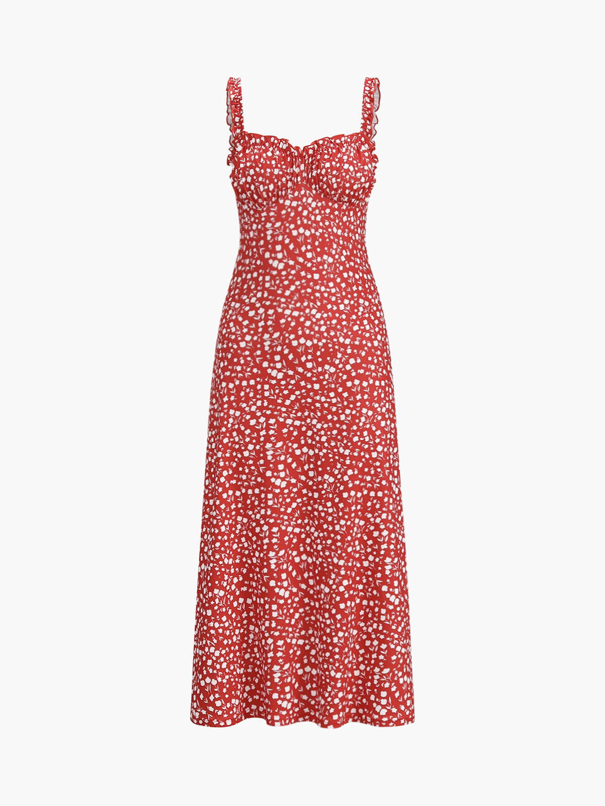 Robe Été Florale pour Femme Longue avec Décolleté Profond