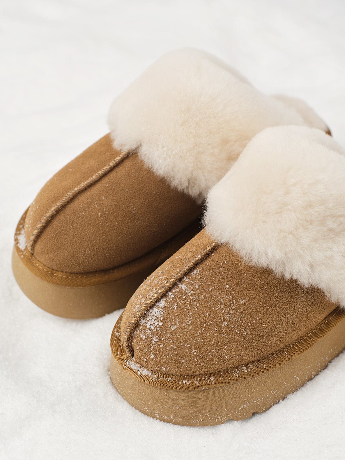 Chaussons Confort à Semelle Épaisse et Chaude