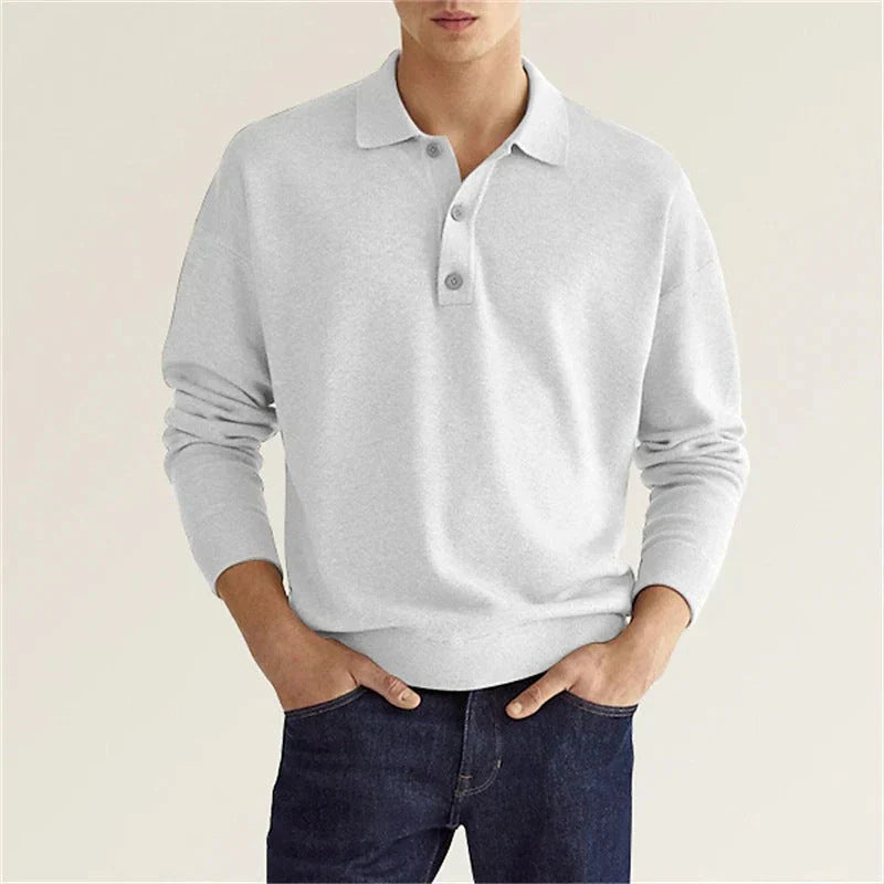 Polo Manche Longue Classique pour Homme