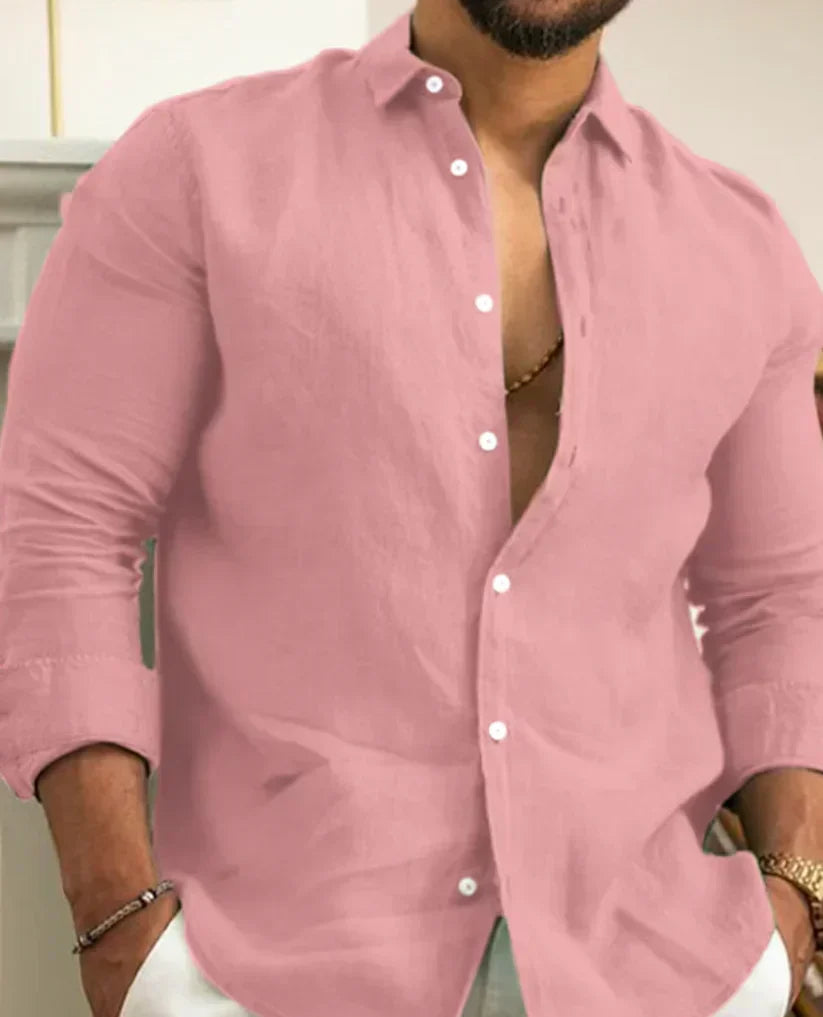 Chemise Homme Lin Authentique - Confort et Élégance pour Tous les Jours