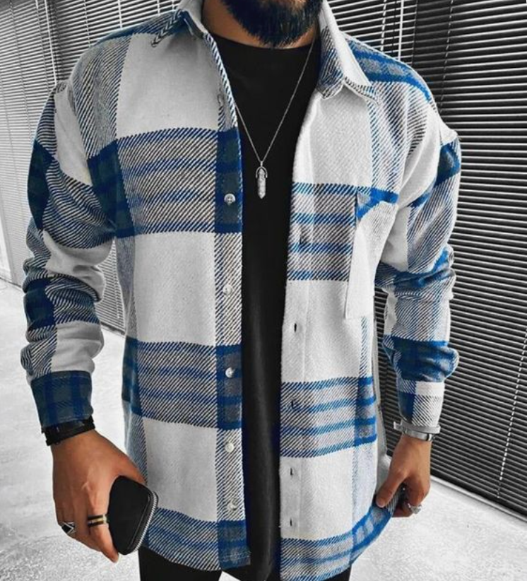 Chemise Flanelle Homme Douce et Chaude pour Hiver