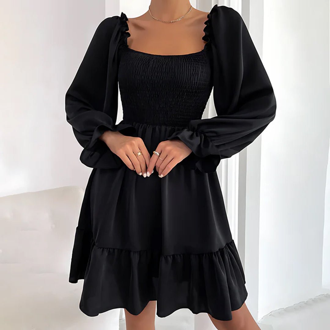 Robe Longue Élégante pour Femme avec Volants pour Soirée ou Festival