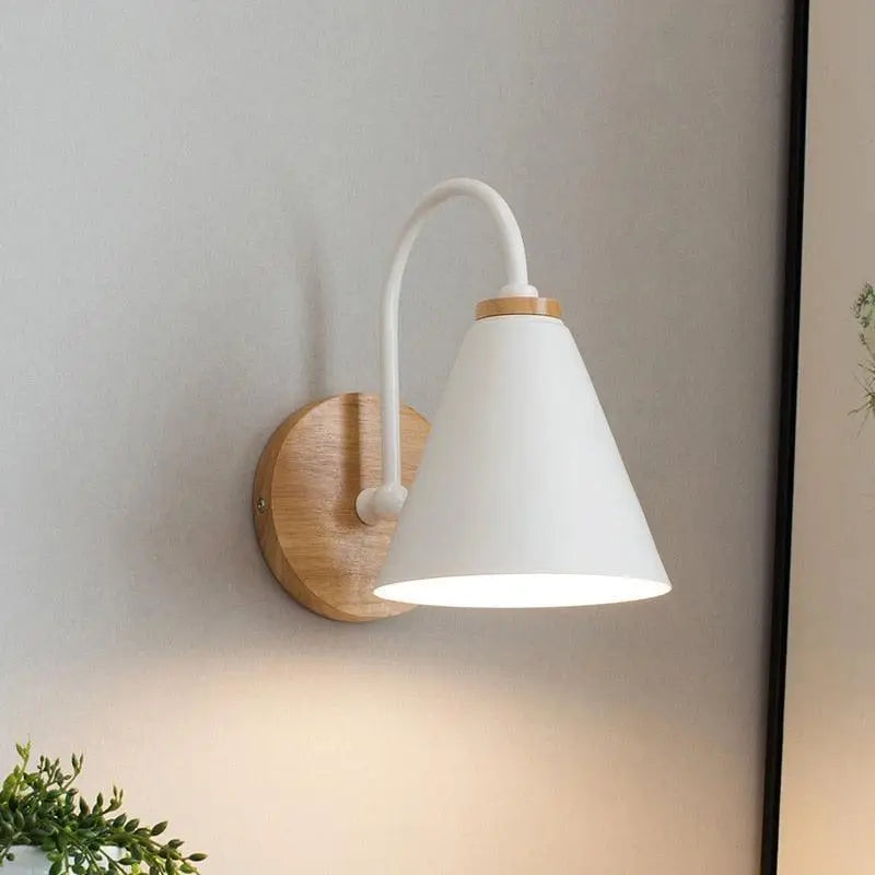 Bohara™ – Applique Murale Bois & Aluminium Scandinave Design LED Intérieur