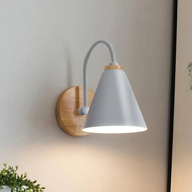 Bohara™ – Applique Murale Bois & Aluminium Scandinave Design LED Intérieur