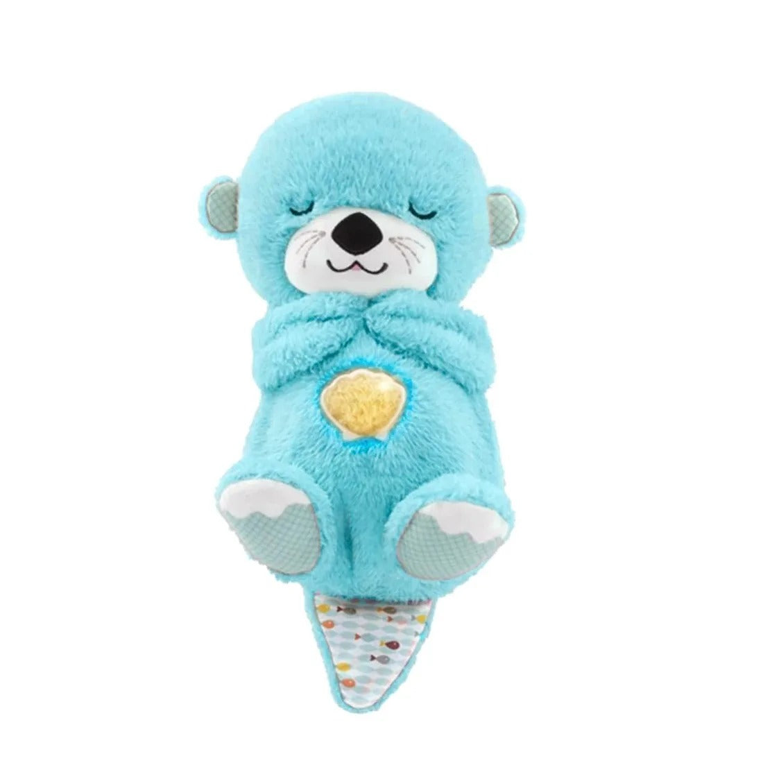 Peluche Loutre Musicale avec Cœur Clignotant et Mélodie Douce