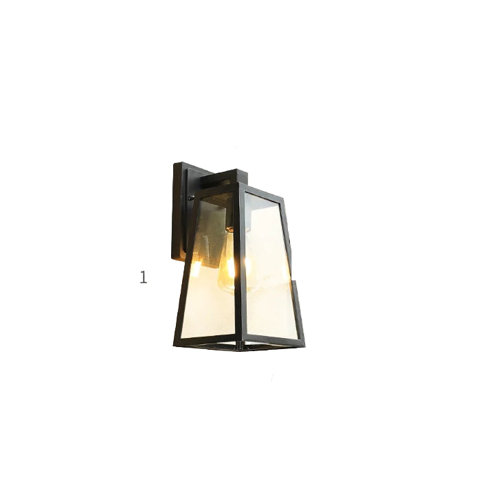 Brillano™ – Applique Murale Étanche Extérieure Design Élégant En Aluminium Noir