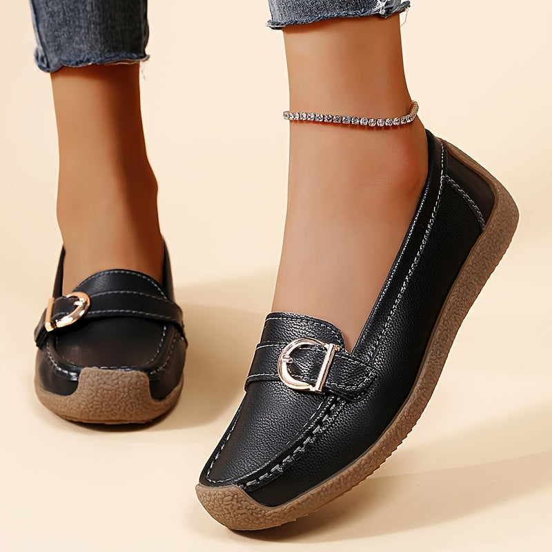 Brivella™ – Mocassin Femme Élégant et Confortable avec Détail Pailleté Été