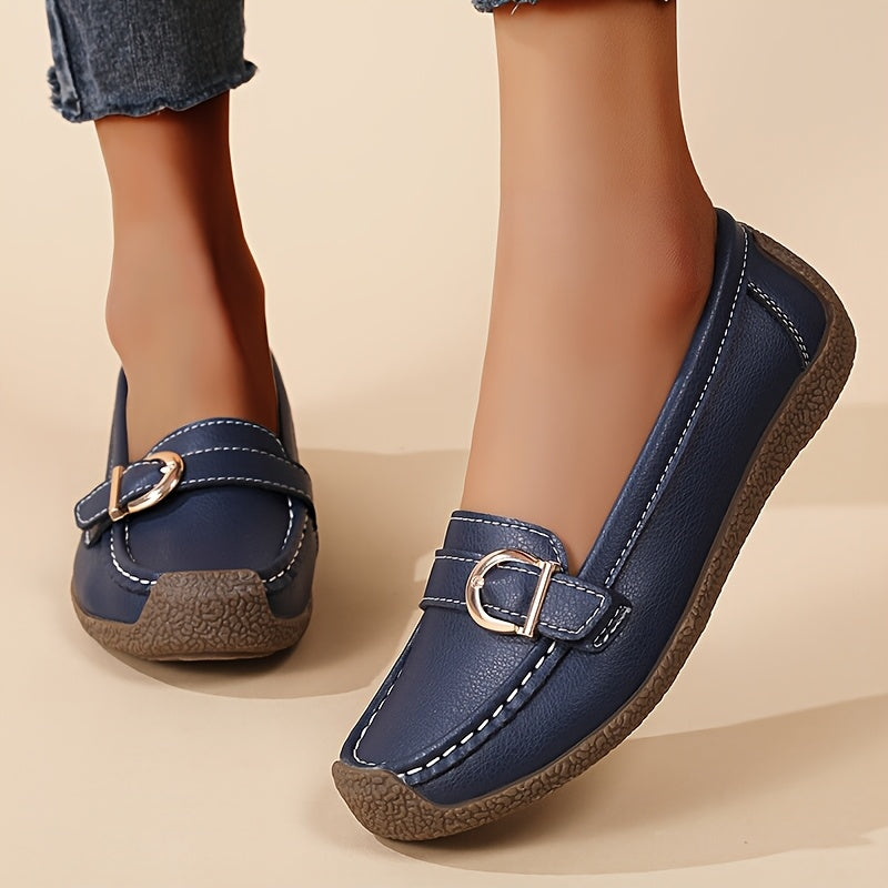 Brivella™ – Mocassin Femme Élégant et Confortable avec Détail Pailleté Été