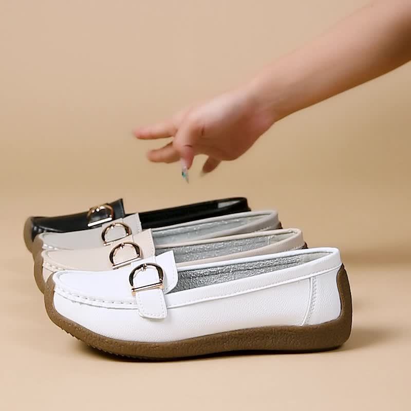 Brivella™ – Mocassin Femme Élégant et Confortable avec Détail Pailleté Été