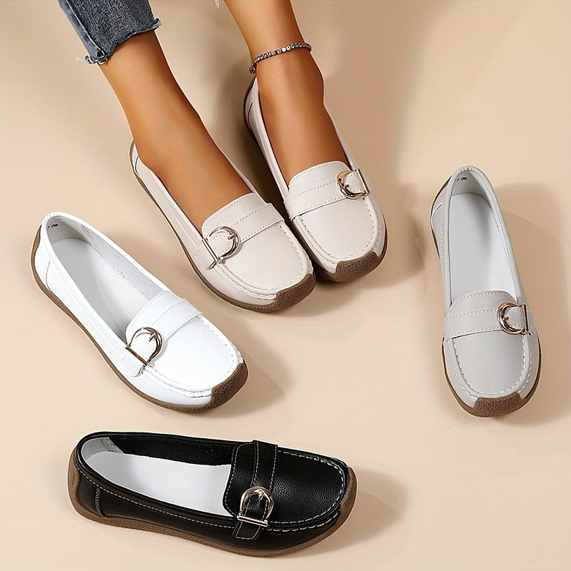 Brivella™ – Mocassin Femme Élégant et Confortable avec Détail Pailleté Été