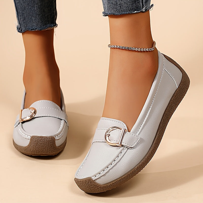 Brivella™ – Mocassin Femme Élégant et Confortable avec Détail Pailleté Été