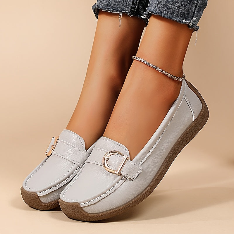 Brivella™ – Mocassin Femme Élégant et Confortable avec Détail Pailleté Été