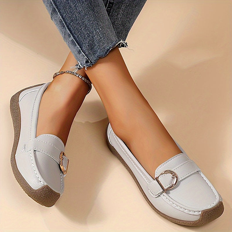 Brivella™ – Mocassin Femme Élégant et Confortable avec Détail Pailleté Été