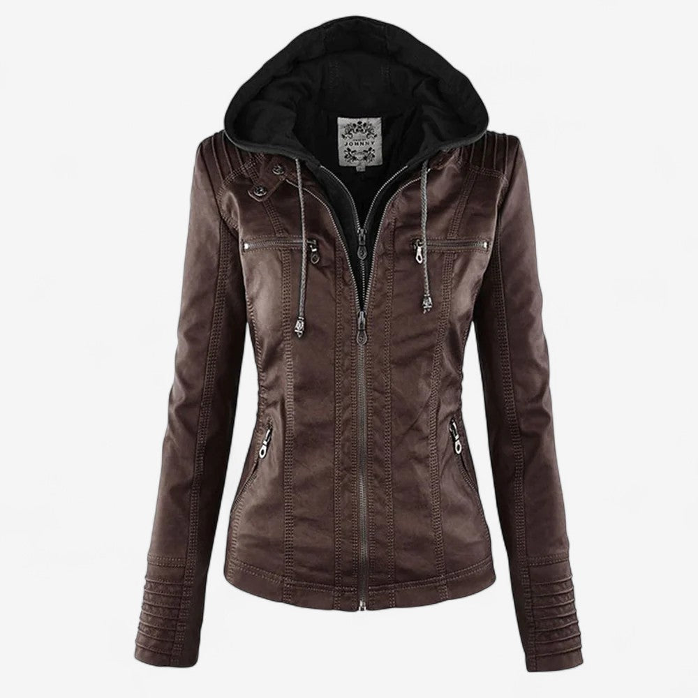 Veste à capuche sport avec poches zippées
