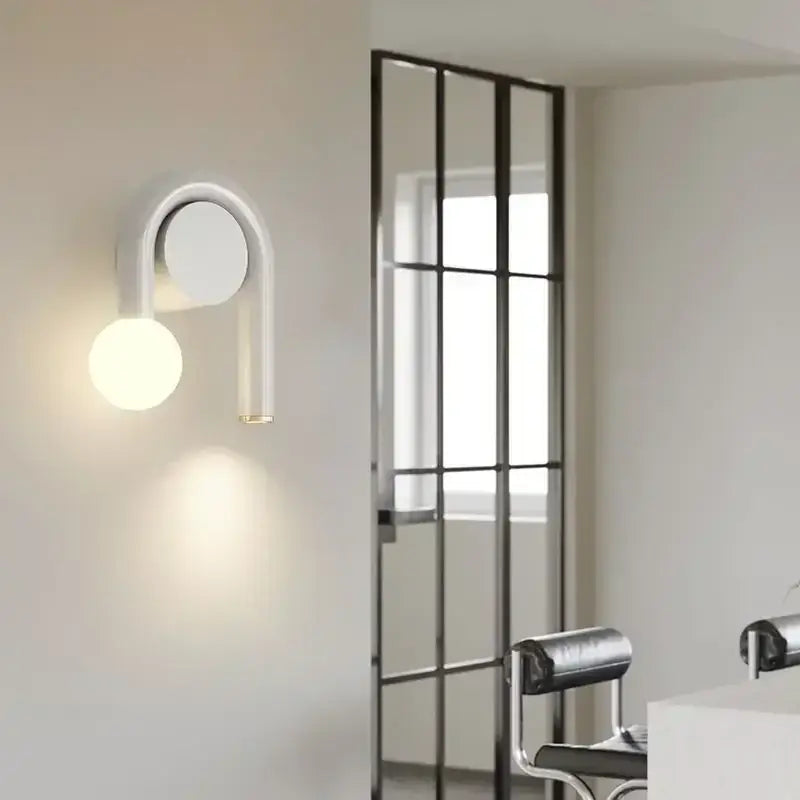 Bunora™ – Applique Murale LED Noire & Blanche Scandinave Design Moderne